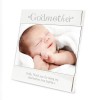 Hampers and Gifts to the UK - Send the Godmother Silver Personalised Photo Frame